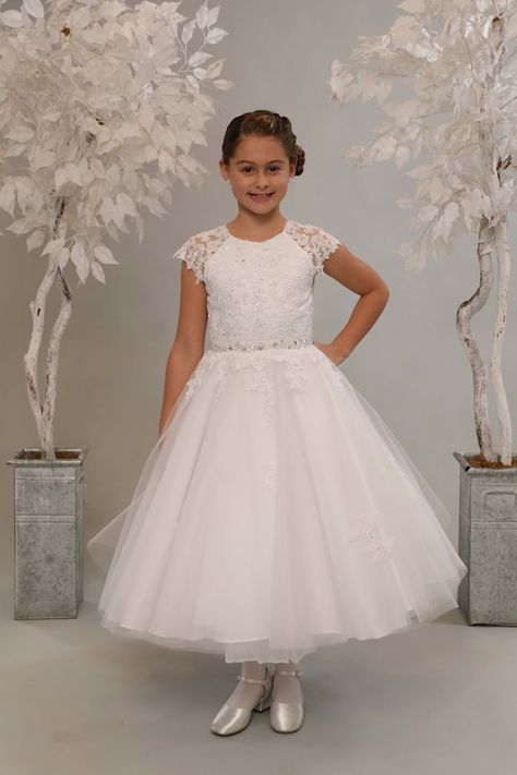 Designer First Communion Dresses, Comunion Dress, White Communion Dress, Communion Dresses Lace, Organza Flower Girl Dress, Confirmation Dresses, Girls First Communion Dresses, Girls Communion Dresses, Holy Communion Dresses