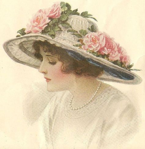 Vintage Hats for Women illustrations | Recent Photos The Commons Getty Collection Galleries World Map App ... Edwardian Lady, Victorian Pictures, Victorian Hats, Historical Moments, Images Vintage, Victorian Lady, Illustration Vintage, Fancy Hats, Artist Models