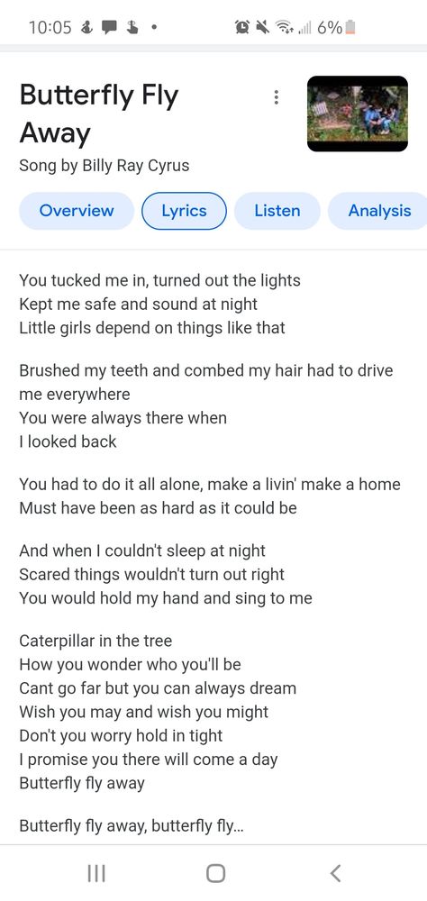 One Day I'm Gonna Fly Away Song Lyrics, Billy Ray Cyrus, Keep Me Safe, Billy Ray, Brush My Teeth, Butterflies Flying, Sing To Me, All Alone, Hold My Hand