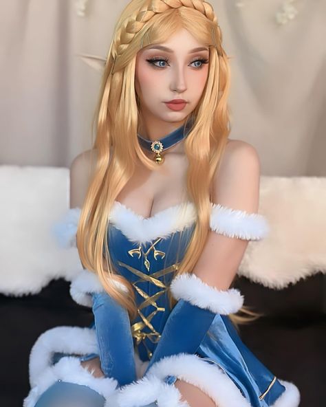 Shall we make a snowman together link? 🤍 My collection of Zelda outfits grows even more mwahaha Outfit: @mobbunny.official #zelda… | Instagram Link And Zelda Costumes, Zelda Inspired Outfits, Zelda Outfits, Nintendo Cosplay, Princess Zelda Cosplay, Ascot Outfits, Link Cosplay, Princesa Zelda, Rave Fits