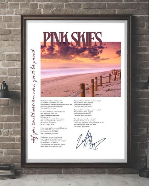 Pinks Skies Zach Bryan Lyrics Zach Bryan Pink Skies PRINTABLE Wall Art, Song Lyric Decor, Country Music Inspired Poster, Find Someone That Grows Flowers, Western Print Zach Bryan Picture Frame, Zach Bryan Pink Skies, Music Lyric Poster, How Lucky Are We Wall Art Zach Bryan, Pink Skies Zach Bryan, Zach Bryan Wall Art, Zach Bryan Poster, Zach Bryan Lyrics, Country Wallpapers