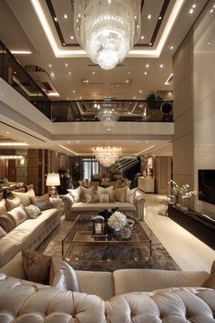 #usa Waterfall In House Living Rooms, Millionaire Living Room, Expensive Living Room Luxury, Rich House Inside, Rich Living Room Luxury, Luxury Mansions Interior Living Rooms, Fancy Houses Interior, Luxury Living Room Aesthetic, Tiny Homes Ideas