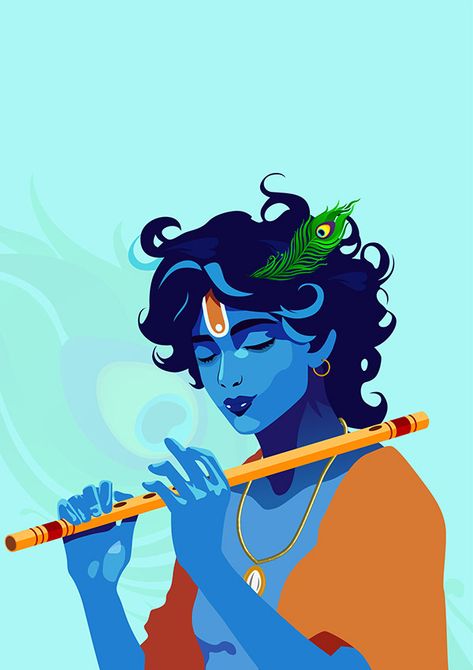 God Painting Ideas, Lord Krishna Illustration, Krishna Digital Art, Mandir Wallpaper, Krishna Illustration, Krishna Mandala Art, Krishna Abstract, Lord Krishna Drawing, Krishna Mandir