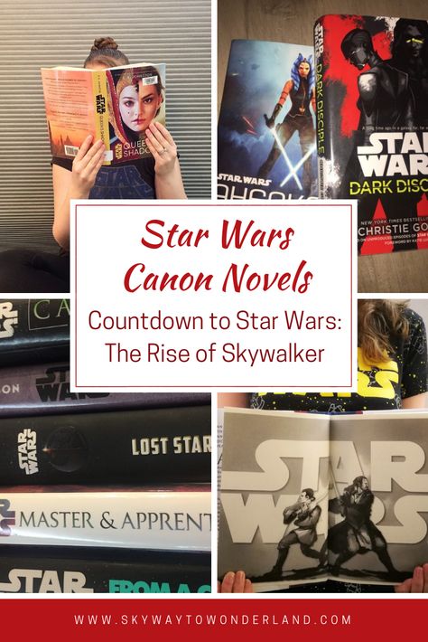 Countdown to Star Wars: The Rise of Skywalker by reading through the Star Wars Canon Novels with Skyway to Wonderland! #StarWars #TheRiseofSkywalker #StarWarsbooks Scifi Books, Star Wars Timeline, Resurrection Ertugrul, Action Films, Star Wars Novels, Lost Stars, Star Wars Canon, Star Master, To Wonderland