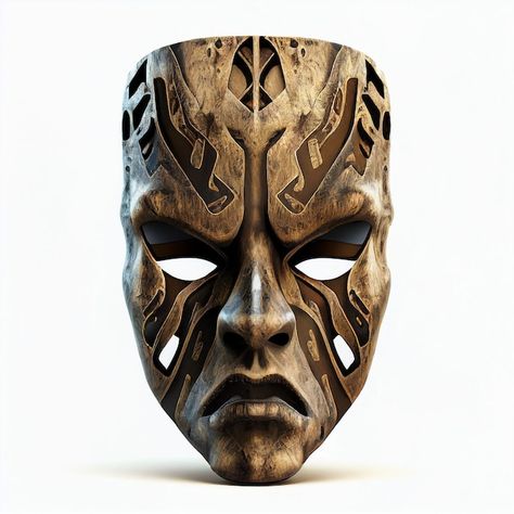Photo scary wooden ritual african mask i... | Premium Photo #Freepik #photo #african-mask #tiki-mask #tiki #statue Personal Identity, Ritual Mask, Wooden Mask, Tiki Mask, Traditional African Clothing, African Mask, African Masks, High Fantasy, Board Design