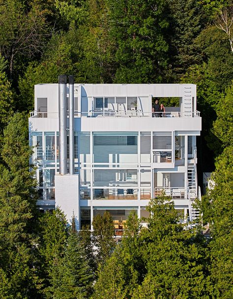 Richard Meier, Alvar Aalto, Zaha Hadid, Richard Meier Architecture, Douglas House, Harbor Springs, Famous Architects, Historic Places, 판타지 아트