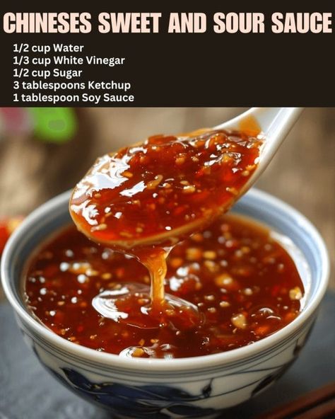 Chineses Sweet and Sour Sauce Homemade Sweet Sour Sauce, Sweet Sour Sauce Chinese, Chinese Sweet And Sour Sauce Recipe, Sweet Heat Sauce Recipe, Sweet And Sour Sauce Easy, Best Sweet And Sour Sauce Recipe, Easy Sweet And Sour Sauce Recipe, Chinese Sweet And Sour Sauce, Easy Sweet And Sour Sauce