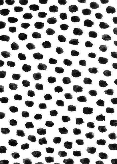 Georgiana Paraschiv Polka Dot Illustration, Polka Dots Wallpaper, Polka Dots Pattern, Dots Wallpaper, Black White Pattern, Wallpaper Iphone Quotes, Pretty Prints, Polka Dot Pattern, Black & White