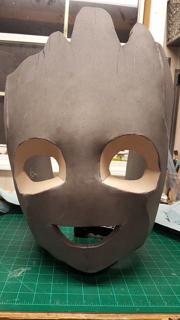 Mask Diy Costume, Groot Costume, Cardboard Costume, Foam Props, Chibi Marvel, Guardians Of The Galaxy Vol 2, Diy Props, Prop Maker, Pinterest Diy Crafts