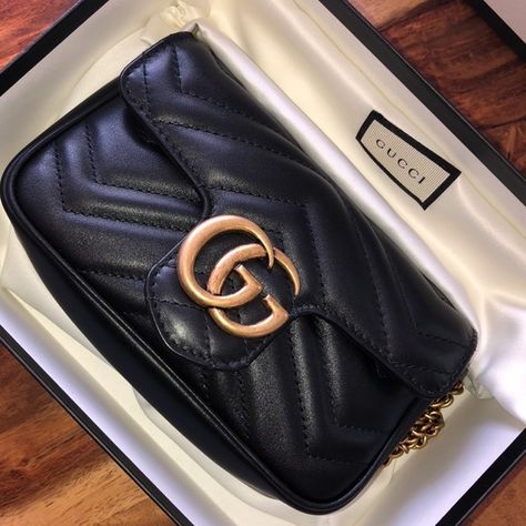 COPY - Gucci super mini marmont Gucci Handbags, Handbags, Gucci Super Mini Marmont, Gucci Super Mini, Gucci, Closet, Clothes Design