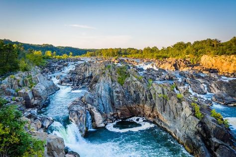 15 Amazing Waterfalls in Virginia - The Crazy Tourist Great Falls, Maryland, Virginia