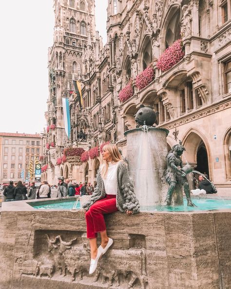 Marienplatz - Munich, Germany   (Instagram : @sammcclendon) Speyer, Marienplatz Munich Photography, Munich Photoshoot, Marienplatz Munich, Munich Germany Travel, Munich Travel, Germany Vacation, Travel Photography Europe, Europe Travel Outfits