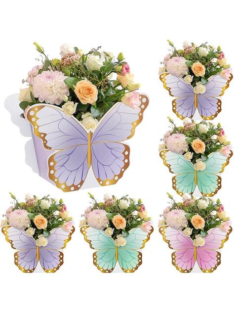 12pcs Butterfly Decoration Gift Box | SHEIN USA Butterfly Table Decorations, Ulang Tahun Perkahwinan, Butterfly Tea Party, Tea Party Centerpieces, Butterfly Themed Birthday Party, Hiasan Perkahwinan, Butterfly Theme Party, Butterfly Centerpieces, Butterfly Party Decorations