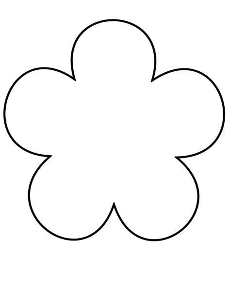 Petal Template For Kids Flower Templates Printable Free, Flower Petal Template, Flower Templates Printable, Flower Templates, Flower Outline, Penny Rug, Flowers Petals, Flower Stencil, Handmade Gift Tags