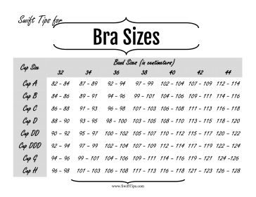Find your proper bra cup and band size in inches with this printable sizing guide. Free to download and print Crochet Cup Size Guide, 34b Cup Size Chart, Crochet Bra Cup Sizes, Crochet Bra Cup Size Chart, Crochet Bra Cup, Bra Size Chart, Bra Sizing, Gym Workout Apps, Bra Fitting Guide