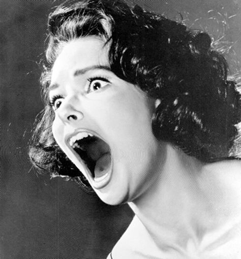 Girl Screaming, Screaming Drawing, Susan Strasberg, Screaming Girl, Scared Face, Facial Expressions Drawing, People Screaming, Piskel Art, Expressions Photography