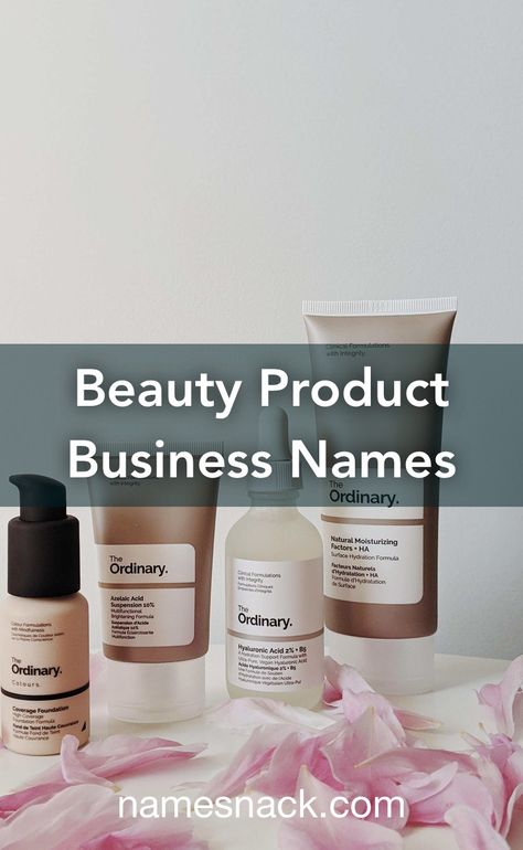 10 luxurious beauty product business name ideas. Natural Cosmetics Brand Name Ideas, Cosmetic Business Name Ideas, Cosmetic Names Ideas Business, Skincare Name Ideas Skin Care, Skin Care Brand Name Ideas, Skin Care Business Names Ideas, Beauty Brand Names Ideas, Skincare Brand Name Ideas, Beauty Shop Name Ideas