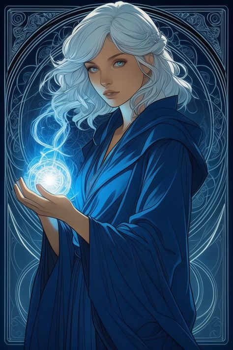 Pathfinder 2e Psychic Pathfinder Psychic, Selune Dnd, Female Mage Character Art, Sorceress Art, Pathfinder Rpg Characters, Pathfinder 2e, Pathfinder Character, Asoiaf Art, Cartoon Books