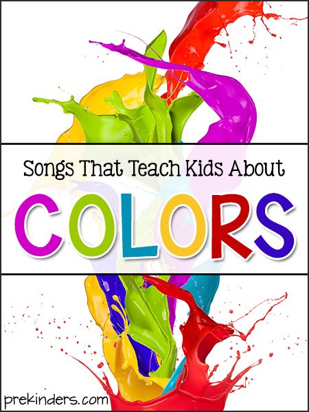 Songs That Teach Kids About Colors Gross Motor Color Activities Preschool, Preschool Songs About Colors, Colour Circle Time Activities, Color Rhymes For Preschool, Teaching Colors To Preschoolers, Color Curriculum For Preschool, Preschool Color Songs, Color Songs Preschool Circle Time, Crafts About Colors For Preschool