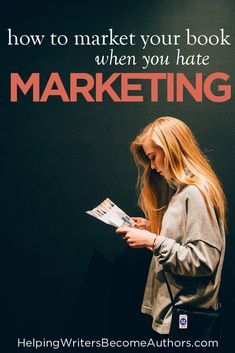 How to Market Your Book When You Hate Marketing Pinterest Author Marketing, Author Platform, Author Branding, On Writing, Writers Write, Promote Book, Writing Resources, Indie Author, Writing Life