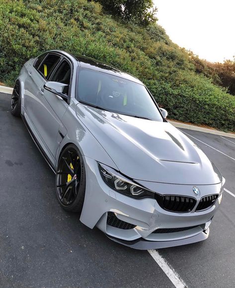 BMW F80 M3 in Nardo Grey NARDOM3 @kleaperm3 Grey Bmw, Bmw M3 F80, 160 Titan, Bmw Car Models, Bmw F80 M3, Bmw Sports Car, Yamaha Nmax, M3 F80, Bmw M Series