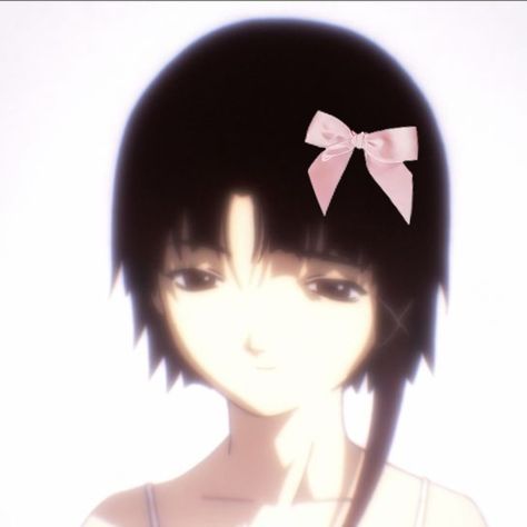 lain iwakura coquette pfp Kawaii, Archeon And Black Swan Matching Pfp, Lain Aesthetic Icon, I Love Coffee Pfp, Serial Experiments Lain Pfp, Lain Kinnie, Lain Iwakura Pfp, Coquette Anime Pfp, Lain Banner