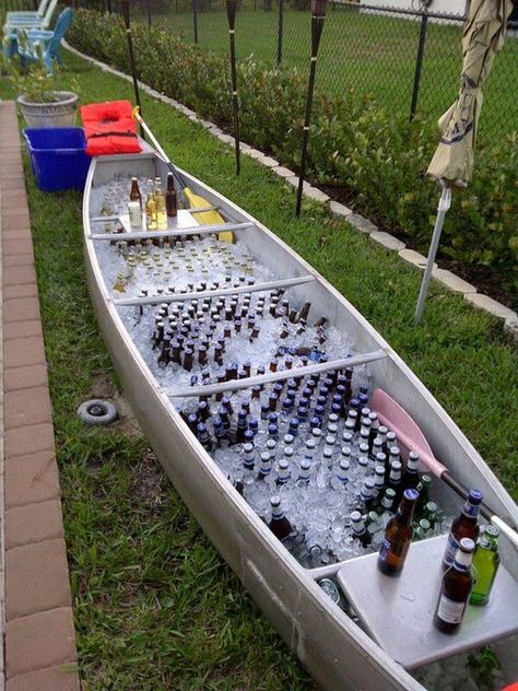 Wedding Drink Station, Lake Party, Beverage Station, Fishing Birthday Party, Fishing Party, Drink Station, Fishing Birthday, Garden Parties, Wedding Drink