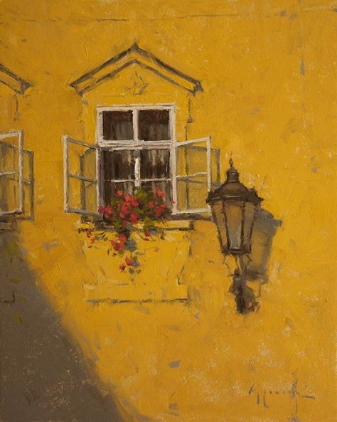 How To Draw An Open Window, Drawing On Yellow Paper, Aesthetic Window Painting, Window Oil Pastel, Through A Window Painting, Open Window Illustration, Open Window Tattoo, Window Reflection Photography, Open Window Drawing