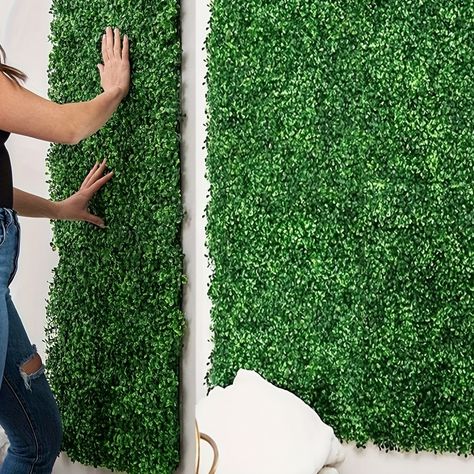 Faster shipping. Better service Artificial Grass Wall, Indoor Plant Wall, Artificial Plant Wall, Hanging Plant Wall, Faux Leaf, Artificial Boxwood, Walled Garden, Inspire Me Home Decor, Artificial Succulents