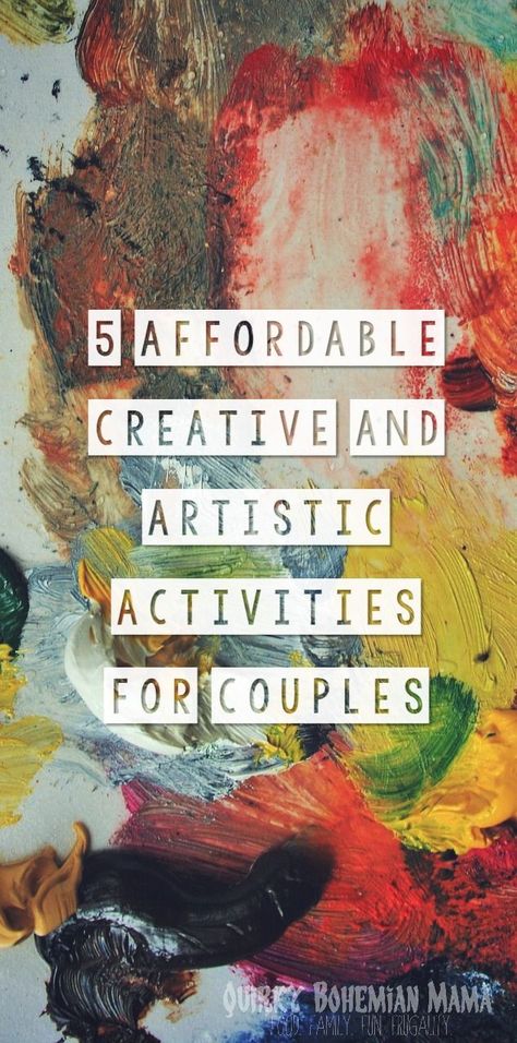 5 Affordable Creative and Artistic Activities for Couples - some of these sound so fun! Hippies, Date Night Art Project, Couples Art Activities, Fun Couples Crafts, Art Activities For Couples, Cute Date Ideas At Home Creative, Art Dates Ideas, Couple Art Activities At Home, Artistic Date Ideas