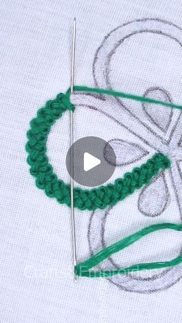 Couture, 2024 Green, Flower Embroidery Tutorial, Cross Embroidery Designs, Embroidery Green, Basic Hand Embroidery Stitches, Embroidery Lessons, Sewing Easy Diy, Sewing Crafts Tutorials