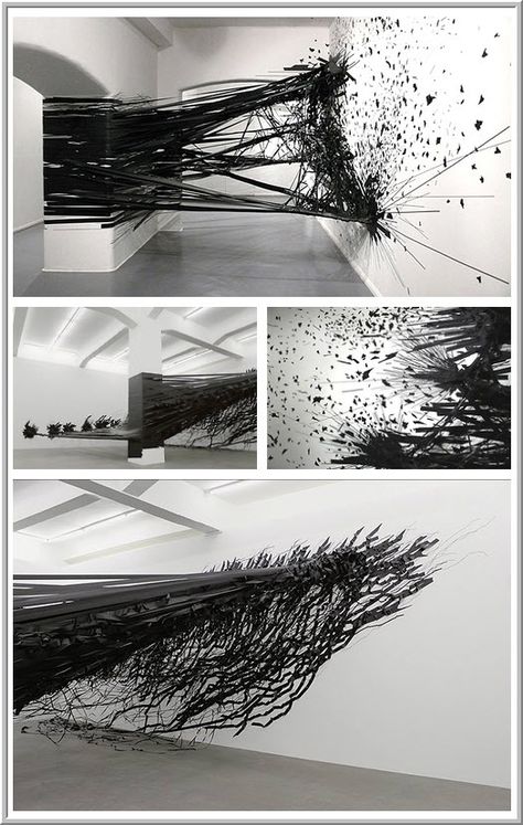 Tension Art, Static Art, Gallery Interior, Instalation Art, Art Gallery Interior, Pin Art, Ideas Art, Sculpture Installation, The Exhibition