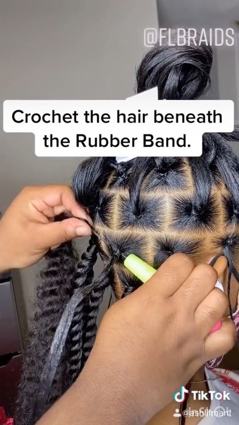 VoiceOfHair ®️ | Easy Passion Twist Tutorial 🔥 Loving the way @flbraids shows how to install this neat and pretty protective style ❤️ Have you tried this … | Instagram Quick Style For Natural Hair, How To Part Hair For Passion Twists, Prestretched Braiding Hair Styles, Diy Passion Twist Tutorial, How Do You Do Passion Twist, How To Crochet Twist Braids, Easy Crochet Braids Hairstyles, Passion Twist Crochet Tutorial, Hair To Use For Passion Twist