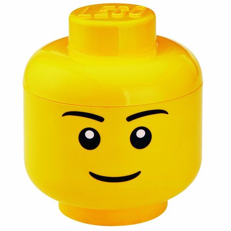 Storage Head Large Boy: LEGO: Amazon.co.uk: Kitchen & Home Lego Storage Solutions, Boys Storage, Lego Storage Boxes, Lego Storage Brick, Large Storage Containers, Lego Head, Úložný Box, Classic Lego, Lego Man