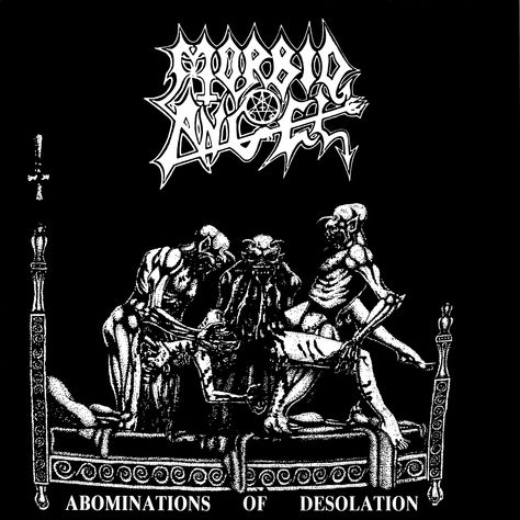 Morbid Angel - Abominations of Desolation Music Posters, Band Posters, Back In 1986, Morbid Angel, Extreme Metal, Metal Albums, Hottest Anime Characters, Demon Art, Thrash Metal