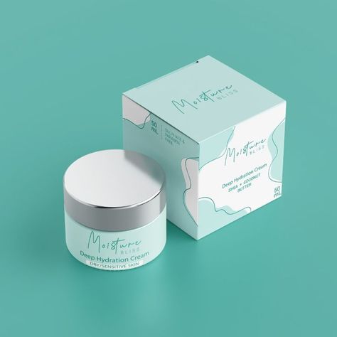Packaging design for an imaginary face cream brand Body Cream Packaging Design, Cream Packaging Design Skin Care, Face Cream Packaging Design, Skin Cream Packaging, Face Cream Packaging, Body Cream Packaging, Balm Packaging, Cream Packaging, Cosmetic Creative