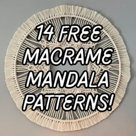 14 Free Macrame Mandala Wall Hanging Patterns Wall Hangings Macrame, Mandalas, Macrame Circle Wall Hanging Diy, Macrame Circle Tutorial, Macrame Mandala Pattern, Macrame Mandala Wall Hanging, Circle Macrame Wall Hanging Diy, Framed Macrame Wall Art, Macrame Dream Catcher Pattern