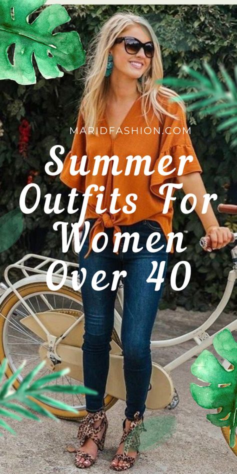 I hope you know age is just numbers. But still, if you think you are on the age that you don't have to follow the latest trend check out the post. It will help you to discover stylish summer outfits for women over 40. Clothes For Women Over 40, Hiking Hairstyles, Outfits Fo, Summer Outfits For Women, Summer Outfits Women Over 40, Summer Hiking Outfit, Hiking Outfit Winter, Hiking Aesthetic, Stylish Summer Outfits
