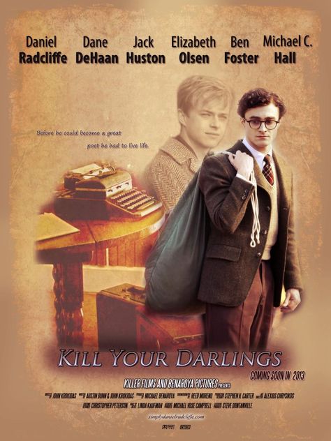 Killing your darlings... Magic Screen, Kill Your Darlings, Jack And Elizabeth, Daniel Radcliffe, Harry Potter World, Movie List, Live Life, Movies And Tv Shows, The Fosters