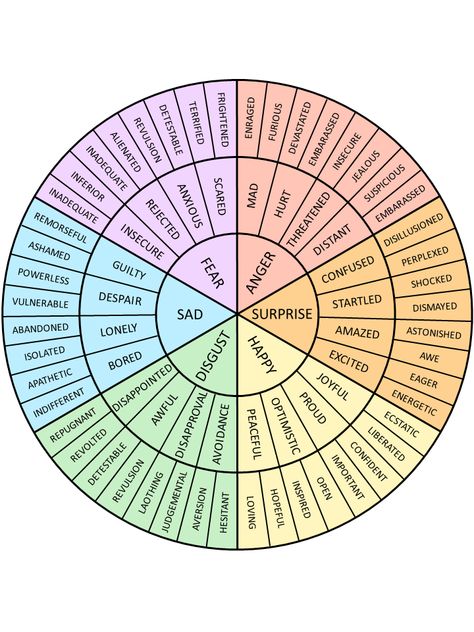 The Feelings Wheel, Colors For Emotions, Emotional Color Wheel, Emotions Color Wheel, Emotion Wheel Feelings Chart For Adults, Feelings Check In Adults, Emotion Wheel For Adults, Emotion Wheel Printable, The Feeling Wheel