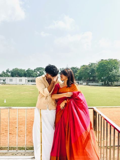 Elegant Couple Poses, Saree Poses With Boyfriend, Desi Love, Couple Poses Reference, Stylish Dpz, Bollywood Couples, Wedding Couple Poses Photography, Couple Selfies, Couples Vibe