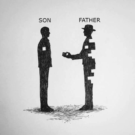 Father and son. - Album on Imgur Fatherhood Quotes, Son's Quotes, Operant Conditioning, Our Father In Heaven, Karma Akabane, Son Quotes, Parenting Videos, Gambling Quotes, Bts Meme