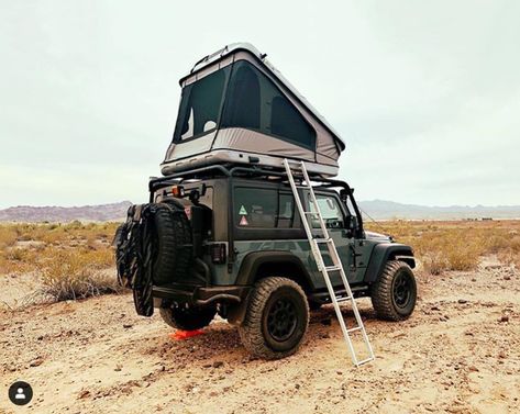 Solar Tent, Slanted Roof, Solar Powered Fan, Kalahari Desert, Jimny Suzuki, Rooftop Tent, Aluminium Ladder, Jeep Camping, Hors Route