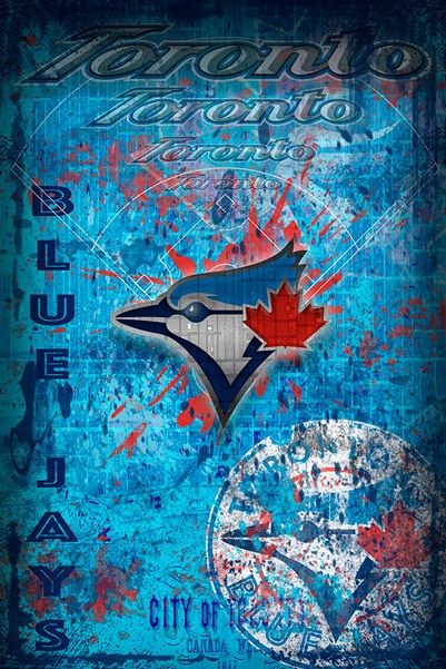 Wallpaper Toronto, Blue Jay Art, Toronto Blue Jays Logo, Toronto Blue Jays Baseball, Baseball Scoreboard, Baseball Bedroom, Baseball Wallpaper, Blue Jays Baseball, Mlb Logos