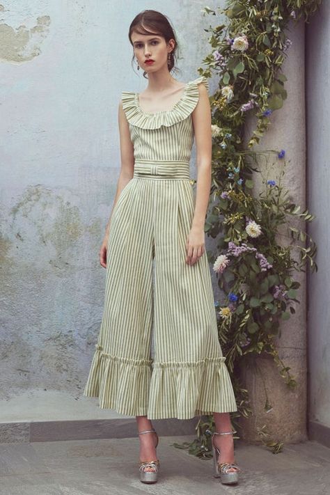 Outfit For Church, Luisa Beccaria, Sunday Brunch, A Dress, Garden Party, Ruffles, A Woman, Shirt Dress, Jumpsuit