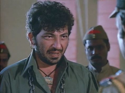 Sholay (1975) Bollywood Villains, Amjad Khan, Gabbar Singh, Indian Things, Indian Movie, Greatest Villains, Indian Star, Alone Photography, Bollywood Style