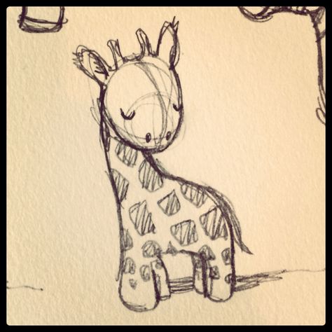 Baby giraffe ! #giraffe #baby #sketch #doodle A Giraffe Drawing, Cool Giraffe Drawing, Giraffe Drawing Reference, Painting Of Giraffe, Giraphe Drawing Cute, Giraffe Tattoo Cartoon, Giraffe Drawings Easy, Giraffe Doodle Easy, Simple Zebra Drawing