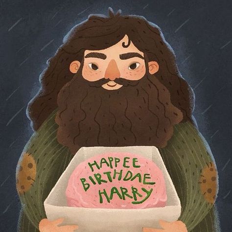 Happy Birthday Harry Potter, Harry Potter Canvas, Cumpleaños Harry Potter, Harry Potter Cartoon, Harry Potter Painting, Tapeta Harry Potter, Harry Potter Background, Harry Potter Illustrations, Cute Harry Potter