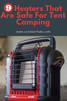 If you are planning to go camping in cold weather (winter), we have created this review and buying guide for some of the best safe tent heaters for camping Camping In Cold Weather, Winter Tent Camping, Rooftop Tent Camping, Astuces Camping-car, Camping Heater, Cold Camping, Tent Heater, Camping Gear Survival, Minivan Camping