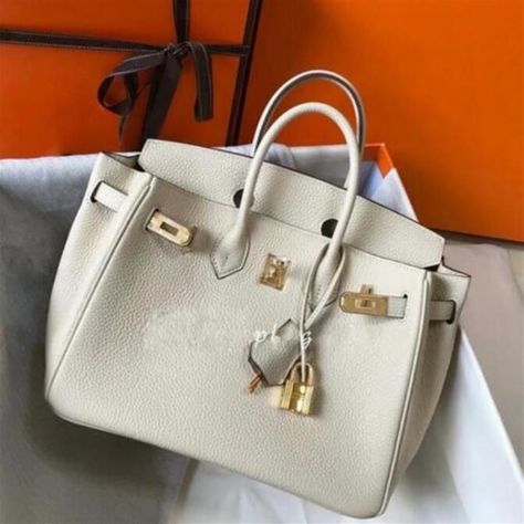 Womens top Genuine leather fashion tote bags royal handbags bright handbag Hot Handbags, Gold Tote Bag, Togo Leather, Purse Styles, Tote Bag Leather, Hermes Bags, Bag For Women, Hermes Birkin, Birkin Bag